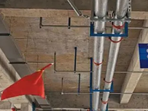 石楼管廊支架的安装方法